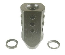 CNC Steel 5/8x24 TPI Tanker Muzzle Brake For 308 300BLK 762x39 Free Jam Nut CW