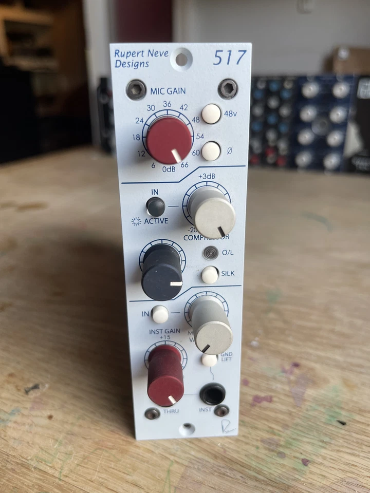 Rupert Neve Portico 517 500-series preamp/DI/compressor mint condition - Image 3 of 4