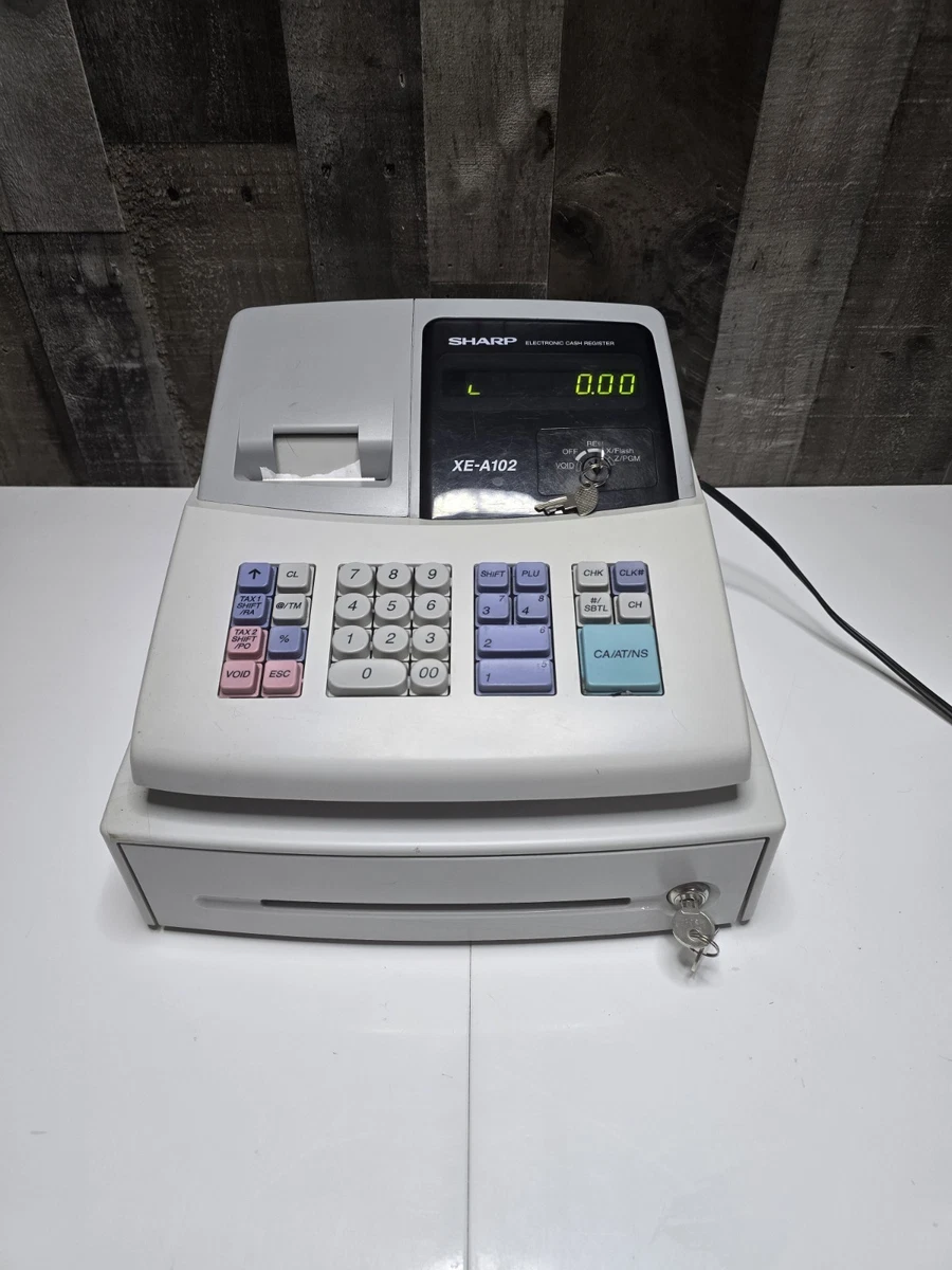 Sharp XE-A102 POS Cash Registers for sale | eBay