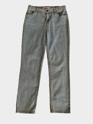 Cat & Jack Jeans Girls Size 16 Skinny Pull on Denim Stretch