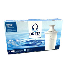4 PACK Brita Standard Water Filter for Pitchers and Dispensers BPA-Free FastShip