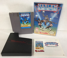 COMPLETE Harlem Globetrotters NINTENDO NES Manual CIB Booklet TESTED & WORKING