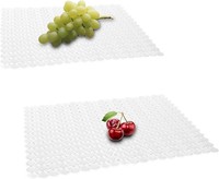 SpüLbeckenmatte 2 StüCk Zuschneidbar Pvc Abtropfmatte 30 X 40Cm KüChe ZubehöR