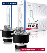 D2S Xenon HID Headlight Bulbs 8000K 35W High Low Beam 2 Pack