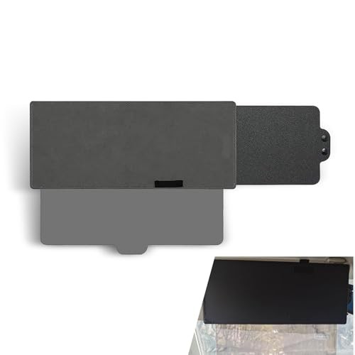 1 PC Car Sun Visor Extender, 12.2" x 5.9" PU Leather + PC Retractable UV
