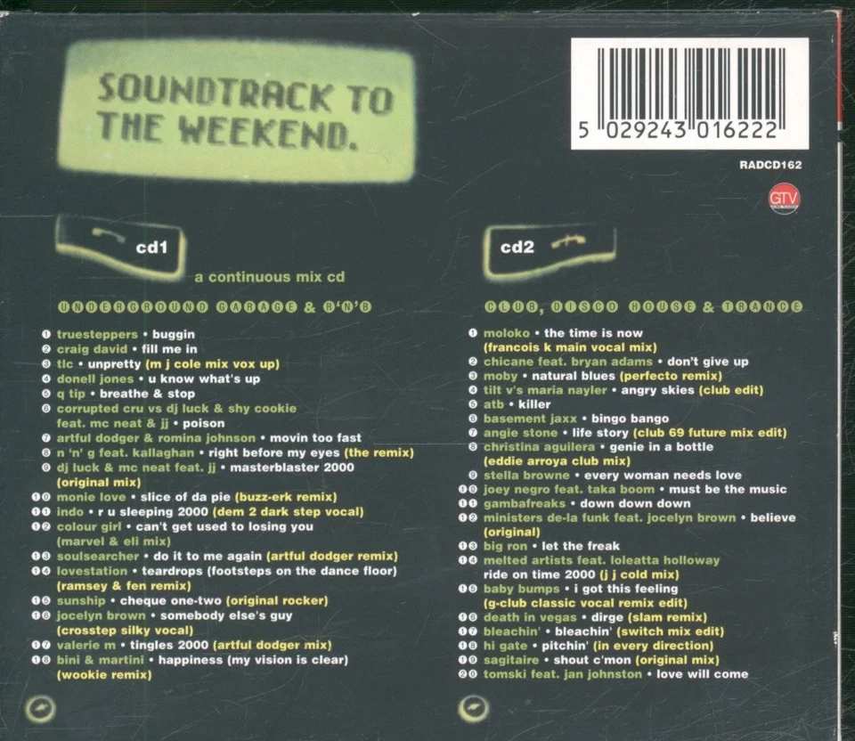 Various Artists Soundtrack Zum Wochenende CD UK Global Television 2000 - Bild 2 von 4