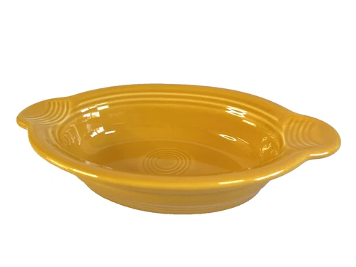 Fiesta Ware HLC Marigold Individual Casserole Oval Baking Dish Serving Bowl