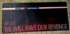 Darth Maul Lightsaber Gaming Mouse Pad. 900 X 400mm Fabric Gaming Mouse Pad.