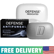 Defense Antifungal Bar Soap - 4.2oz Medicated Formula with Eucalyptus Tea Tree