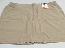 Tilley Women's Trek Skort, Tan, Size XXL