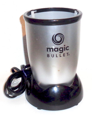 Magic Bullet MBR-1101 Blender Replacement Motor Power Base ONLY Silver     (S12)
