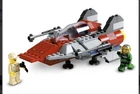 LEGO Star Wars 7134: A-Wing Fighter 100% Complete W/ Minifigs Manual