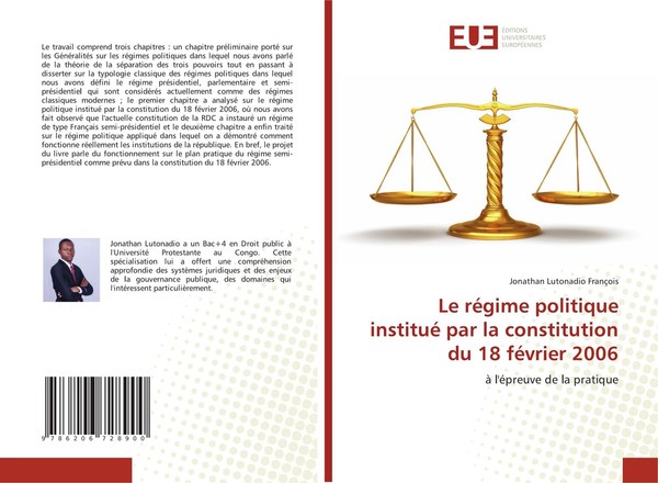 Jonathan Lutonadio FrançOis | Le RéGime Politique Institué Par La...-image