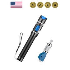 Visual Fault Locator - Fiber Optic Cable Tester Meter Kit with FC Male to LC ...