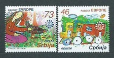 Serbie - Courrier Yvert 151/2 ** MNH Dessins Enfants