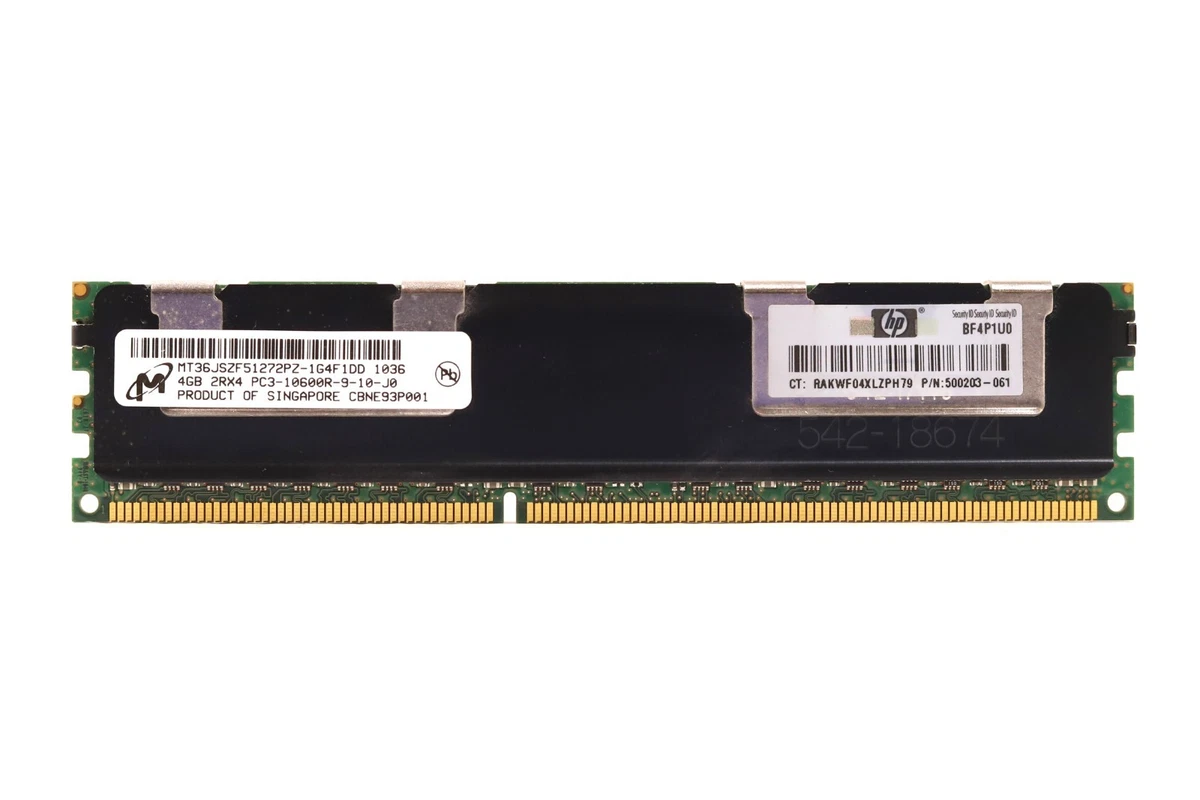 PC3-10600R (DDR3-1333) Bus Speed Network Server Memory (RAM) for