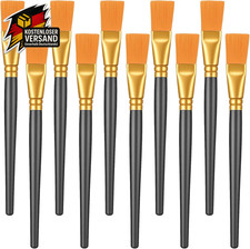 Acrylfarben Pinselset für Künstler und Hobby Maler – Flach und Fein, 10 Stück