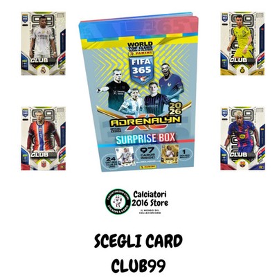 Panini Adrenalyn XL FIFA 365 2026 - Card of Your Choice CLUB99 Surprise Box
