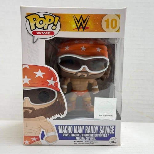 Funko Pop! WWE 'Macho Man' Randy Savage Vinyl Wrestling Figure #10 New In Box