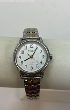 Timex Indiglo WR30M Women's Two-Tone Stainless Steel Expansion Band Watch