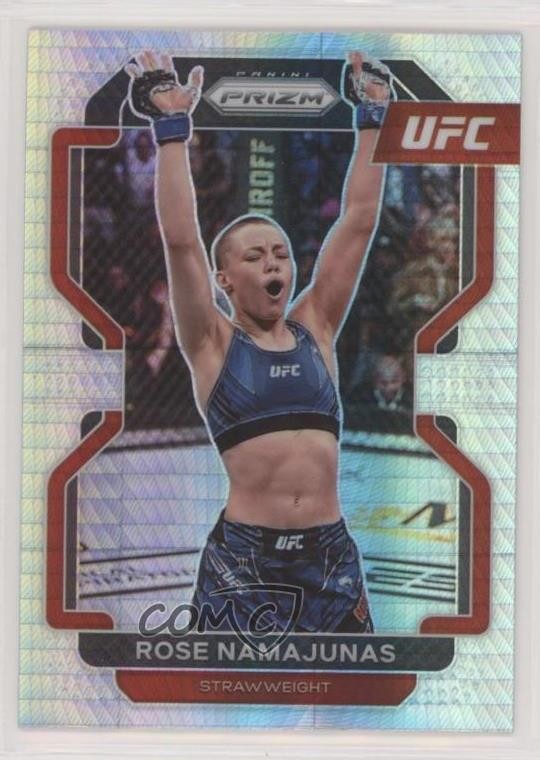 2022 Panini Prizm UFC Hyper Prizm Rose Namajunas #142 06iv