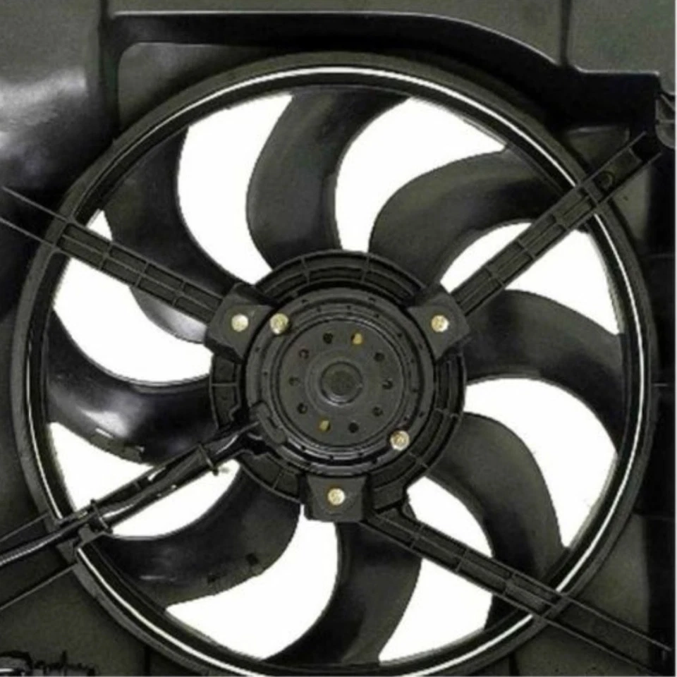 Ventilador condensador para BMW 318i/325i 1993 1994 1995 | Conector macho | Montaje cepillado Foto 2 de 4