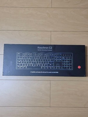 Keychron Mechanical Keyboard C2 US Layout Gateron Blue Switch Wired Tested