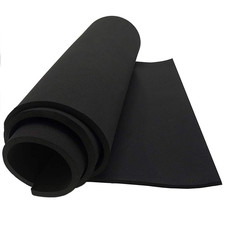 Neoprene Sponge Foam Rubber Sheet Roll, 12x54 Inches x 1/4" Thick, Cosplay Paddi