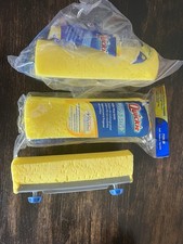 Three Quickie Roller Mops Refill Type M. New Open Package.