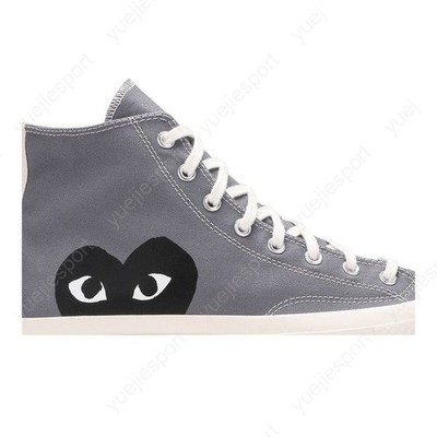 Converse Comme Des Garcons Play X Chuck 70 High Steel Gray 171847C SZ 4.5M 6.5W Converse Comme Des Garcons Play X Chuck 70 High Steel Gray  main image 2