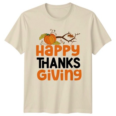 Happy Thanks Giving T-Shirt Herbst Ernte Erntedank Geschenk für Sie und Ihn