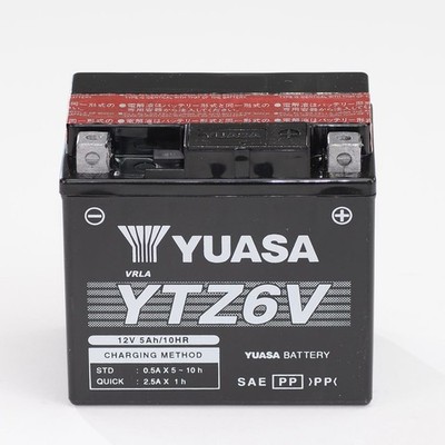 Yuasa Batterie 12V 5AH YTZ6V (für: Vespa GTS Super 125 ABS i-get ZAPMD32 21 )