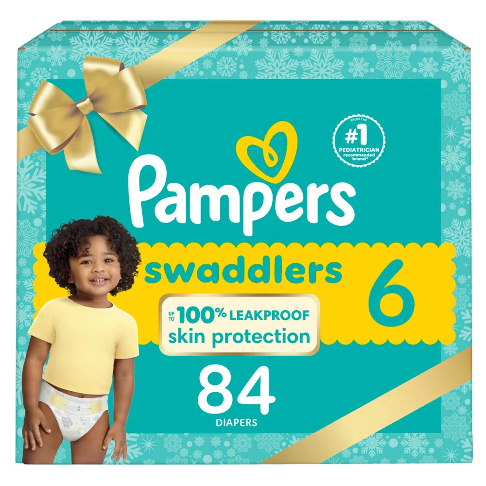 Pampers Swaddlers Active Baby Diapers Pack - Size 6 - 84ct
Opens in a new window or tab
