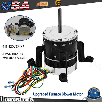KMSAH012C33 -Upgraded 3/4 HP Furnace Blower Motor Replaces Zhongshan Broad-Ocean