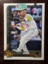 2025 Topps Celebrations Series 1 Manny Machado Big Head Variation SSP Padres 215