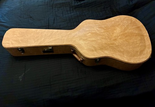 Langejans Archtop Acoustic Guitar Hard Case - Tan / Brown