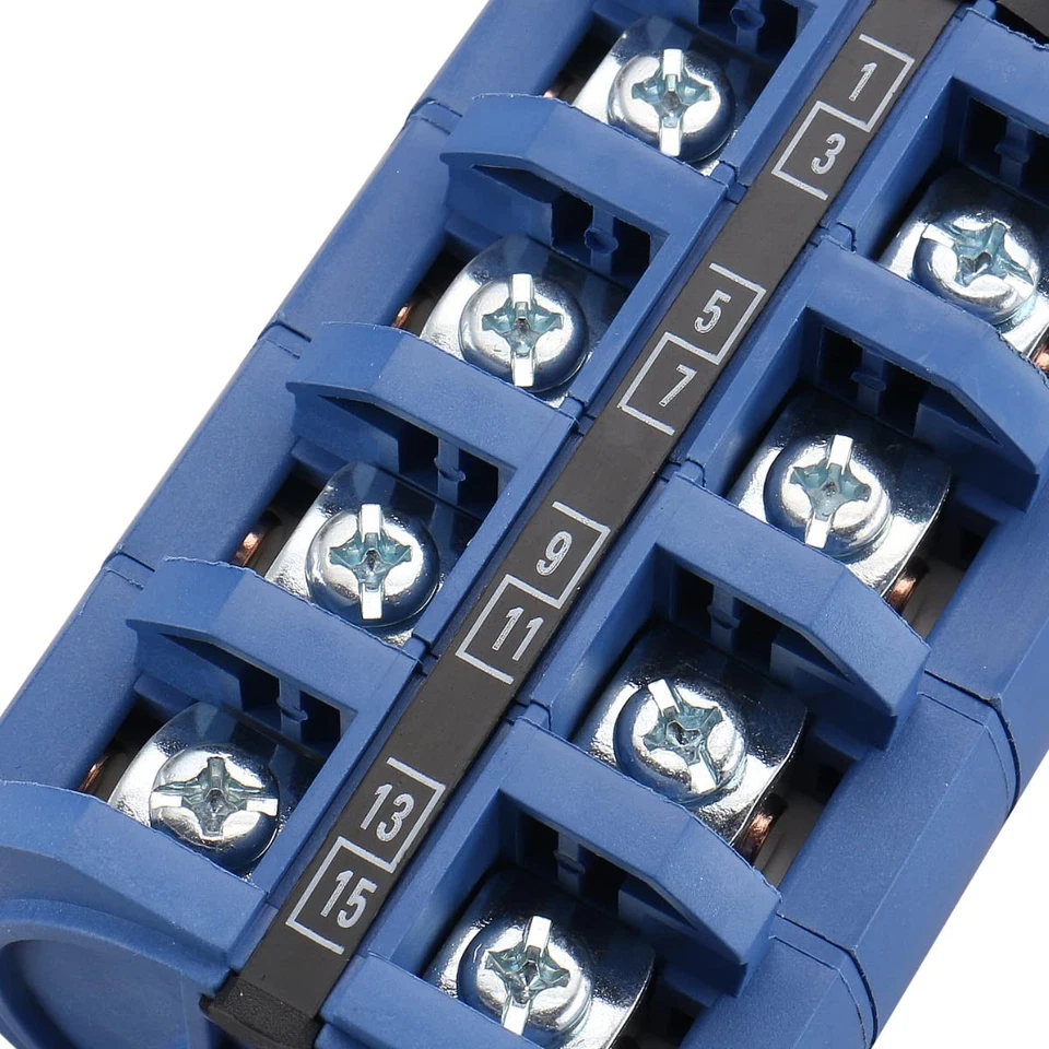 Rotary Selector Cam Changeover Switch AC 660V 63A 3 Positions 4NO+4NC SZW26-6... - Image 4 of 4