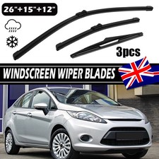 You.S Genuine Front + Rear Windscreen Wiper Set For Ford Fiesta VI (CB1, CCN) – Complete Wiper Blades – EAN 4063246142893