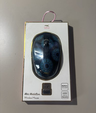 WINX WX-M236N Mini Medallion Wireless Optical Mouse 1000 DPI 3-Button Blue