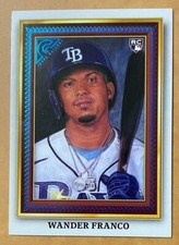 2022 Topps Gallery Wander Franco RC Portrait Gallery #PG-14 Blue 52/99 Tampa Bay