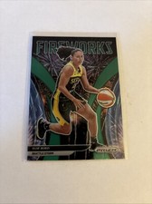 2022 Panini Prizm WNBA - Fireworks Green Prizm #5 Sue Bird