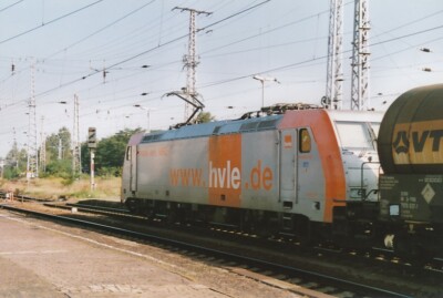 Foto HVLE Bombardier Traxx 185 Bf Falkenberg/Elster 2011 ca.10x15cm V1844c