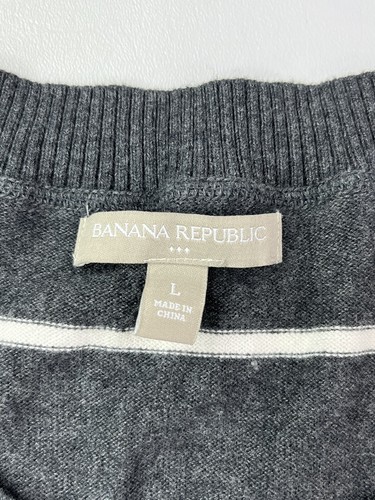 Banana Republic Womens Large L Striped Knit Sweater Dress 5% Rabbit Angora Hair - Picture 19 of 24