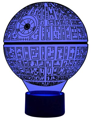 3D LED-Lampe Planet Weltraum Tischlampe Mehrfarben Wohnlicht Tischlampe