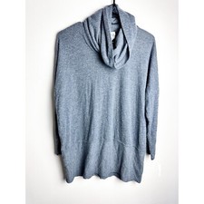 Anthropologie Saturday Sunday Pullover Cowl Neck Tunic Sweater XS Gray
