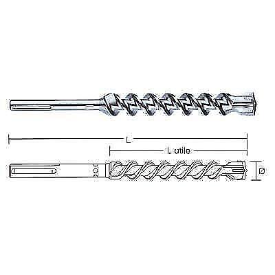 Punta Makita SDS-MAX 20mm x 520mm - Offerta Speciale per Professionisti