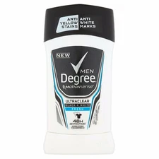 6 PACK Degree Men UltraClear Black + White Fresh Antiperspirant Deodorant 2.7 oz