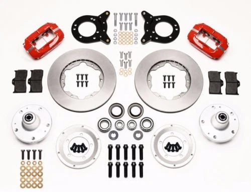 KIT FRENO DISCO WILWOOD, FORD 1970-1973, MERCURIO, ROTORES 11", PINZAS ROJAS,comet Foto 4 de 4