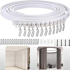 5M Gardinenschiene Vorhangschiene Biegbar gebogene Vorhangschiene U-förmige NEU