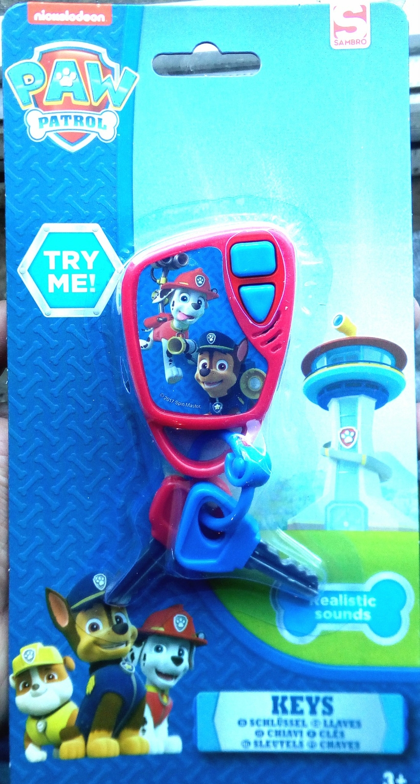 paw patrol keys